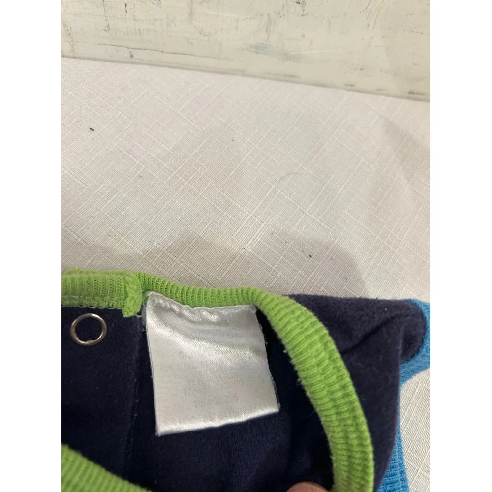 Small Steps Romper Newborn Navy Blue Zoom Car Graphic Sleeveless Kids